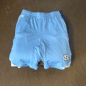 Light Blue Athletic Kids' Shorts with Team Crest